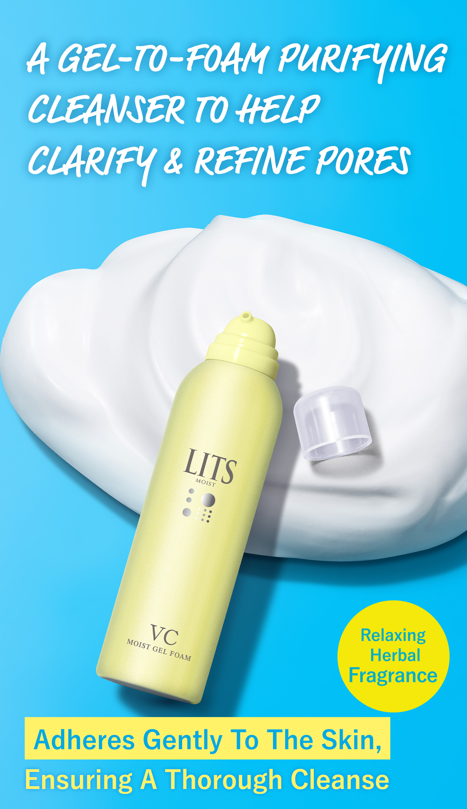 A Gel-To-Foam Purifying Cleanser To Help Clarify & Refine Pores