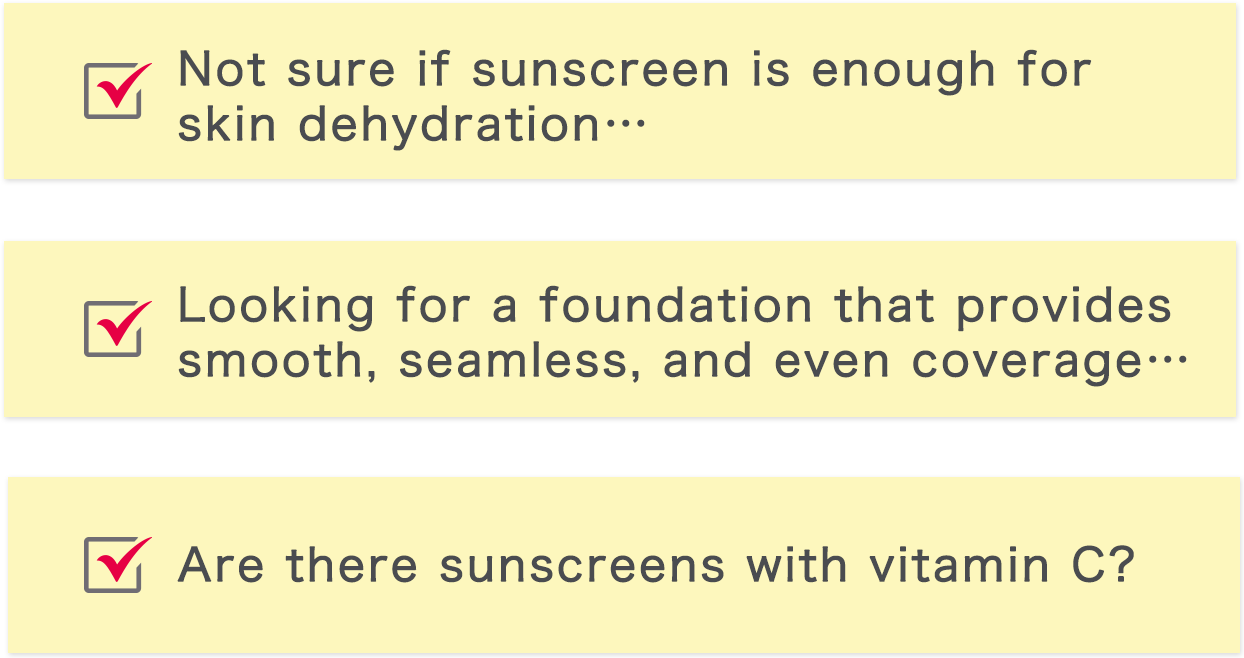 Not sure if sunscreen is enough for skin dehydration…