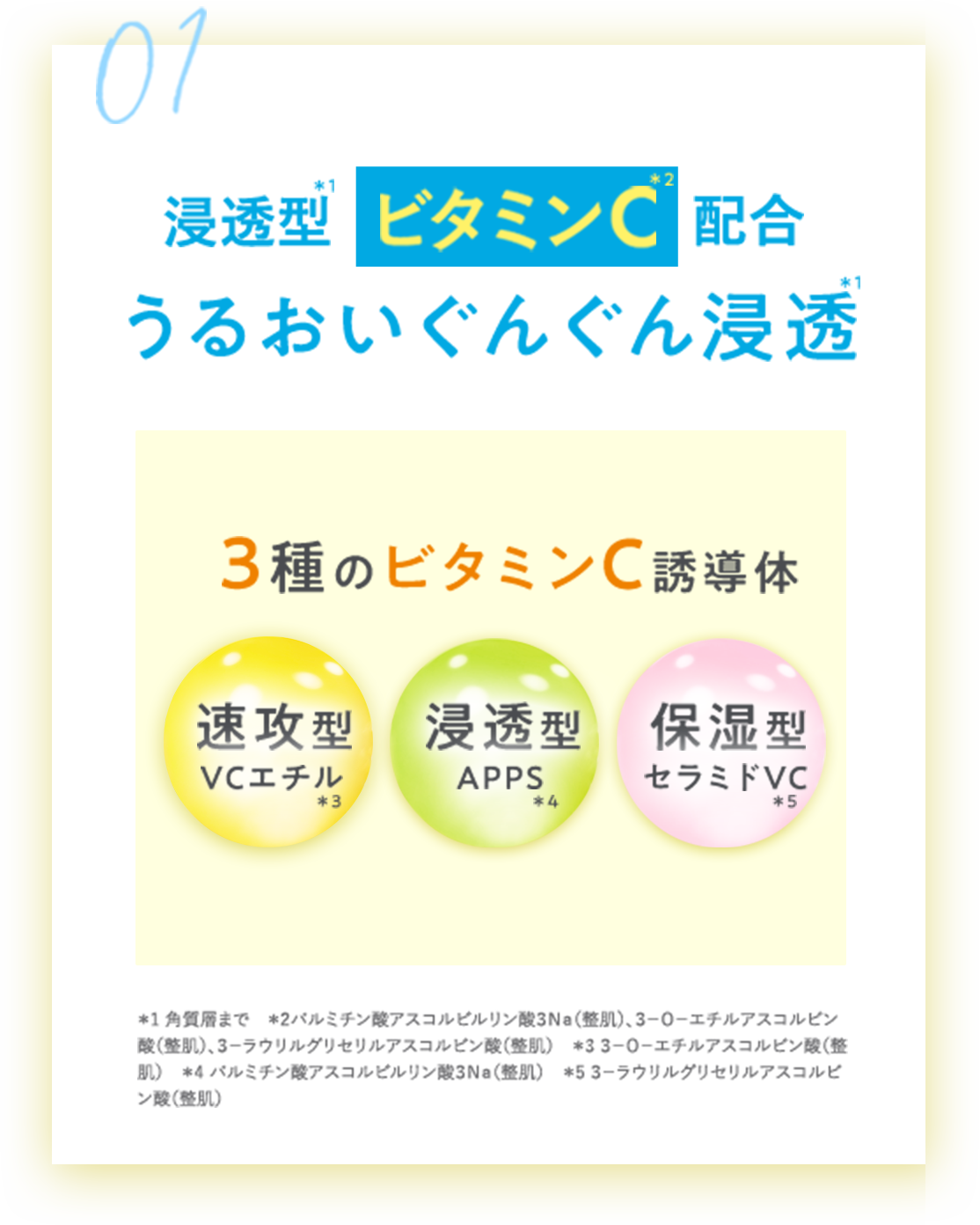 浸透型ビタミンC配合　うるおいぐんぐん浸透